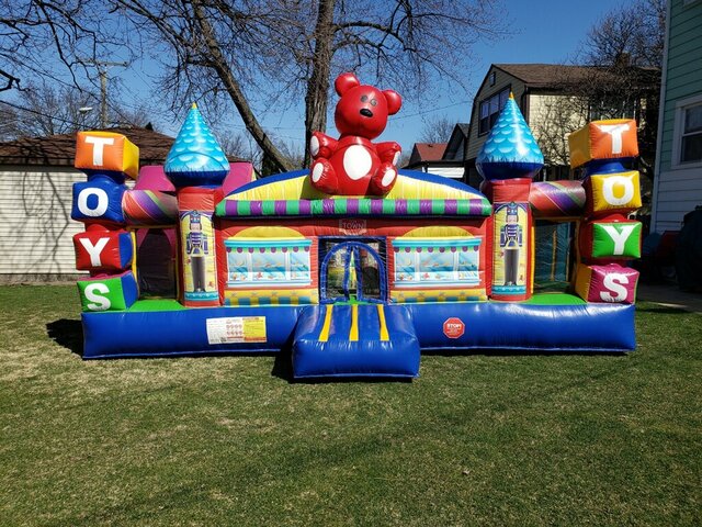 Inflatable Toy Town Toddler Play Land Inflatable Toy Town Toddler Play Land