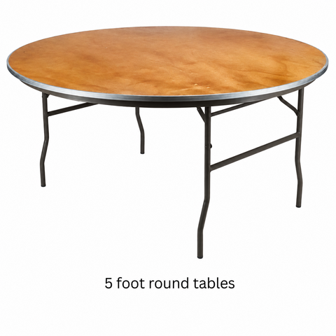 5 Foot Round Tables 5 Foot Round Tables