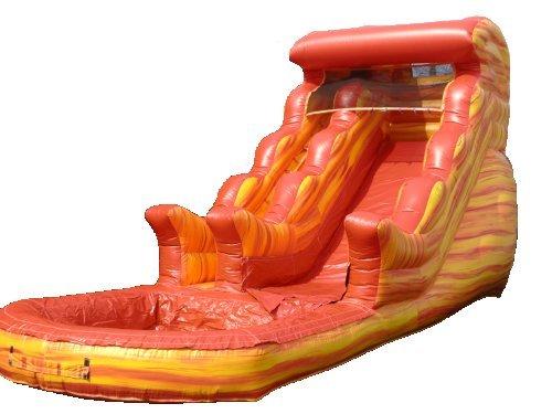16' Fireball Splash Inflatable Water Slide with pool 16' Fireball Splash Inflatable Water Slide with pool