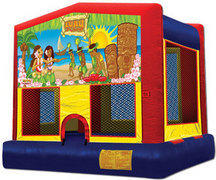 Luau Themed Moonwalk Luau Themed Moonwalk