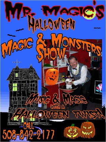 Mr. Magic's Magic and Monsters Halloween show.