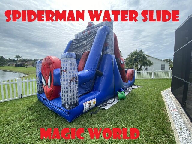 SPIDERMAN WATER SLIDE SPIDERMAN WATER SLIDE