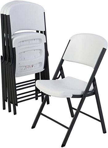 FOLDING DELUXE WHITE CHAIRS