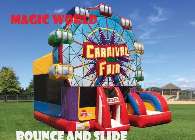 3. *new*CARNIVAL COMBO BOUNCE AND SLIDE