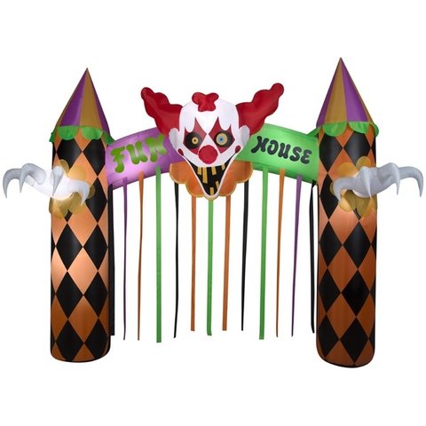 evil clown arch way