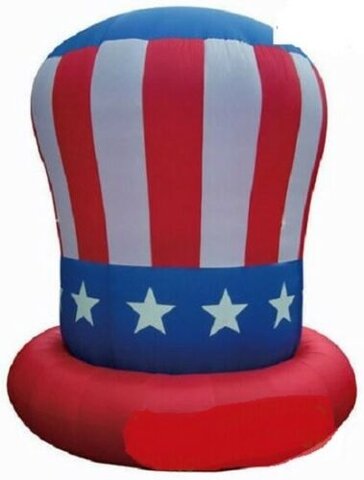 10 foot inflatable uncle Sams Hat