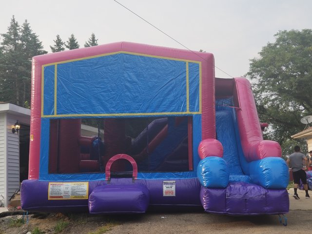 Dream Combo Inflatable Bounce House Party Rentals in Naperville offers a variety of bounce house and water slide rentals, including moon jumps and moonwalks.
