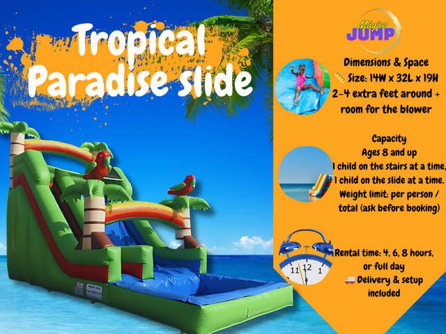 Tropical Paradise Slide Tropical Paradise Slide