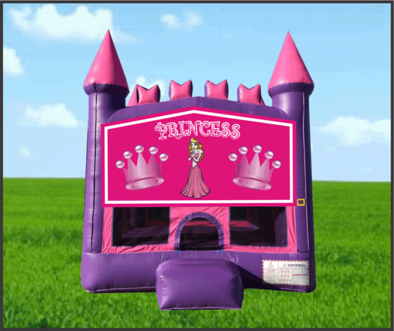 Pink & Purple Princess Castle Bouncer 13x 13
