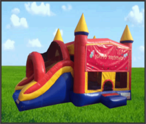 Happy Birthday 5 in 1 Combo Castle Slide Happy Birthday 5 in 1 Combo Castle Slide