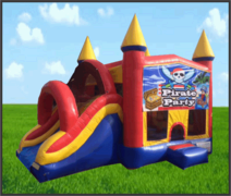 Pirate 5 in1 Castle Combo Dry Slide