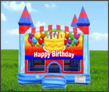 Happy Birthday Cake Glacier Bouncer