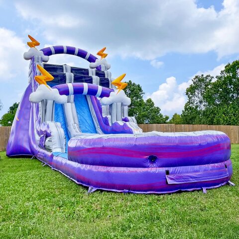 20' Raging Thunder DUAL LANE Water Slide 20' Raging Thunder DUAL LANE Water Slide