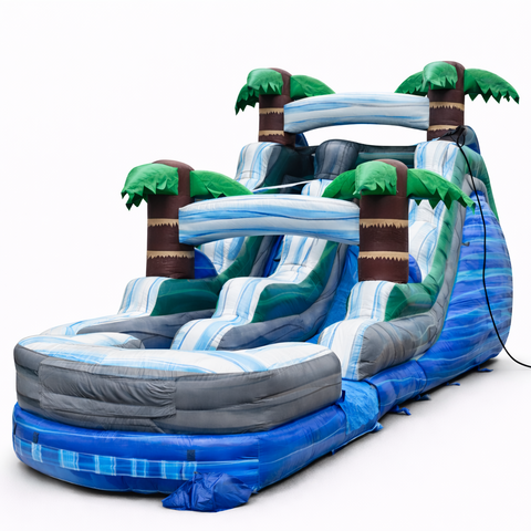 15’ Tropical Green Marble Water Slide 15’ Tropical Green Marble Water Slide