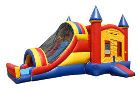 Combo Bounce House, Tables, Chairs, and Snow Cone Package