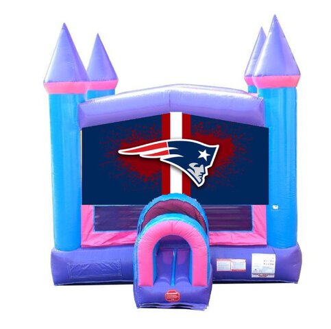 Football Pink Castle Bounce House Football Pink Castle Bounce House