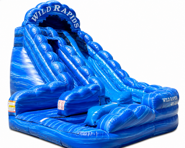18ft Wild Blue Rapids Water Slide 18ft Wild Blue Rapids Water Slide