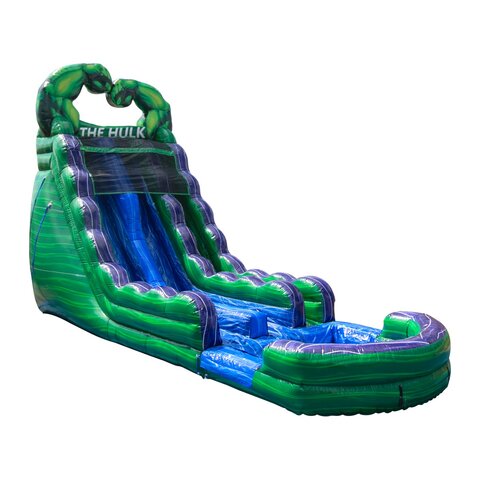 22ft Hulk Dual Lane Water Slide 22ft Hulk Dual Lane Water Slide