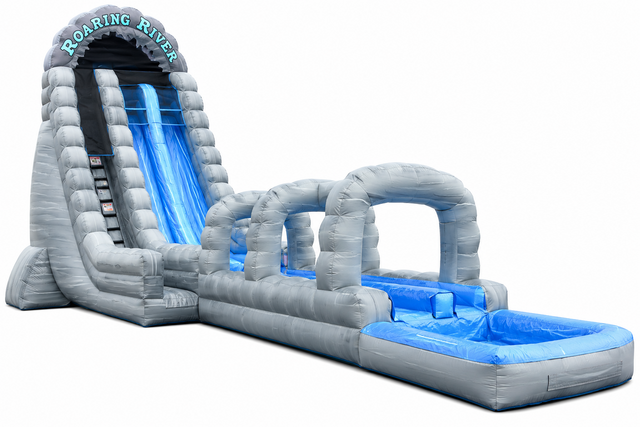 27ft Roaring River Dual Lane Water Slide 27ft Roaring River Dual Lane Water Slide