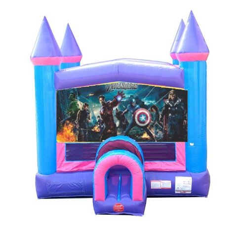 Avengers Pink Bounce House Avengers Pink Bounce House