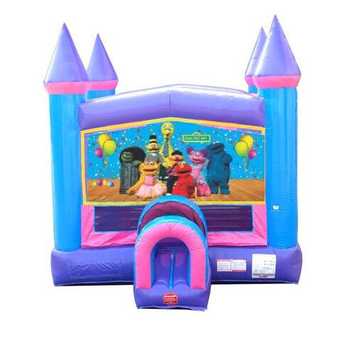 Sesame Pink Bounce House Sesame Pink Bounce House