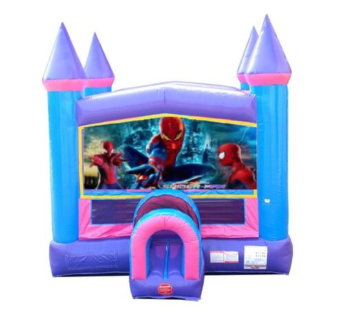 Spider Man Pink Bounce House Spider Man Pink Bounce House