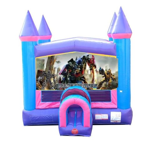 Transformers Pink Bounce House Transformers Pink Bounce House