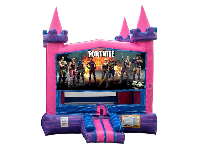 Fortnite Pink Castle Bounce House Fortnite Pink Castle Bounce House