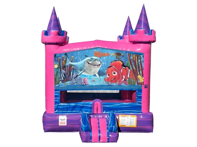 Nemo Pink Castle Bounce House Nemo Pink Castle Bounce House