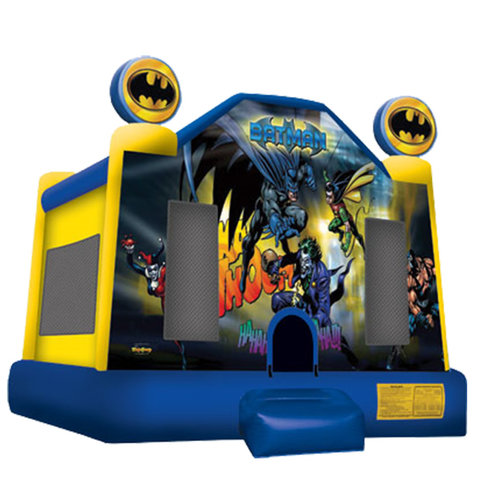BATMAN AND ROBIN BOUNCE HOUSE BATMAN AND ROBIN BOUNCE HOUSE