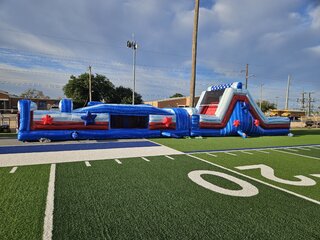 70 ft PATRIOTIC OBSTACLE COURSE
