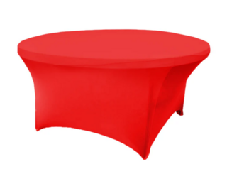 60 inch red spandex covers