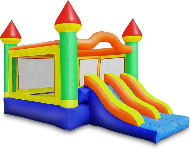 Mega Party Bouncer Double Slide Castle Bounce House - 22' x 15' Bouncer