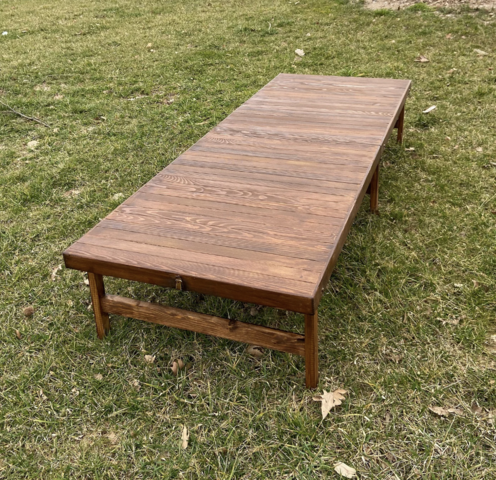 Wooden Picnic table 8ft