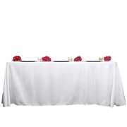 WHITE/IVORY rectangular tablecloth (Any size)