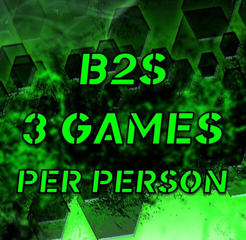 B2S Three Games per Player B2S Three Games per Player