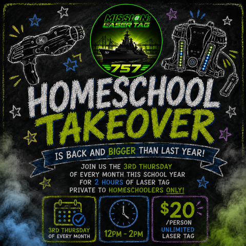 Homeschool Takeover- Unlimited Play Homeschool Takeover- Unlimited Play