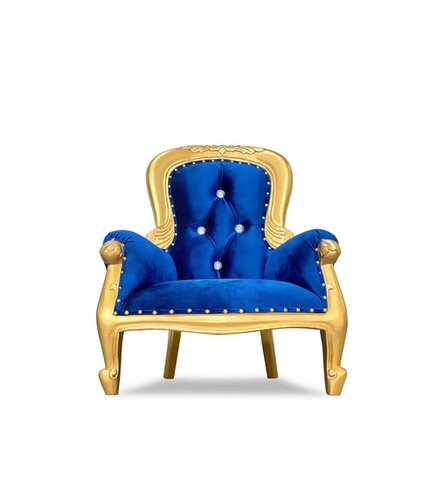 Kid Throne Chair Royal Blue Golfd