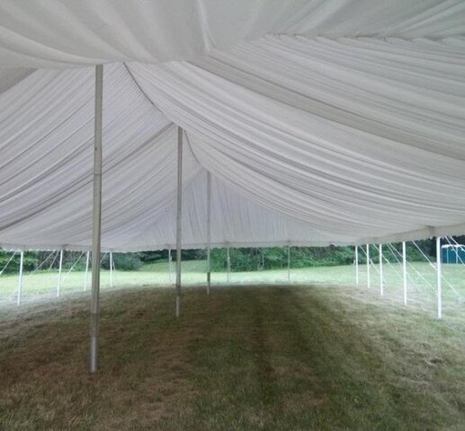 30x60 Tent Liner White