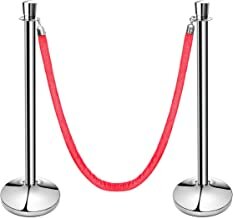 C-Silver Stanchion & Red Rope