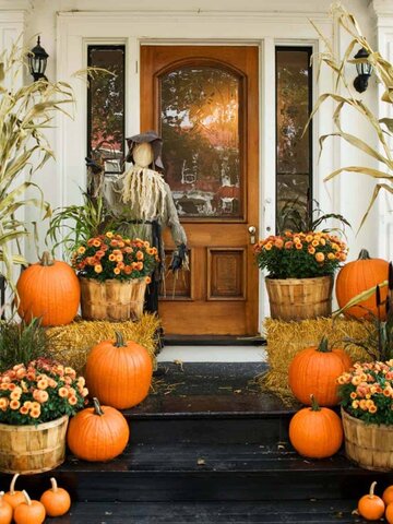 Fall Doorway Decor