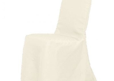 Ivory Poly Banquet Chair Covers