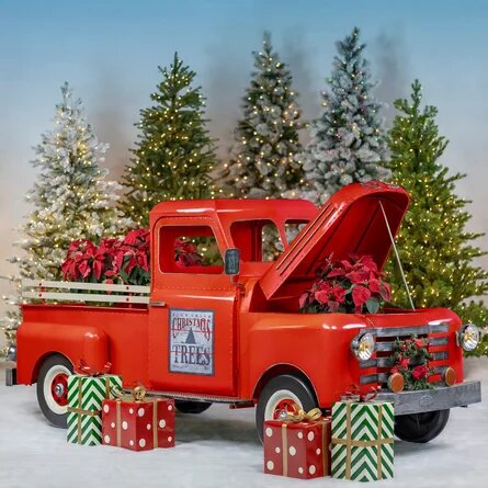 Christmas Truck Display