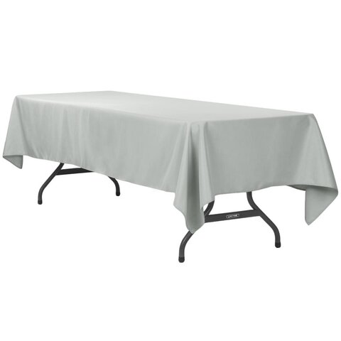 60x120 Tablecloth Silver