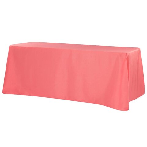 90x156 Tablecloth Coral