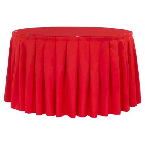 Red Table Skirts