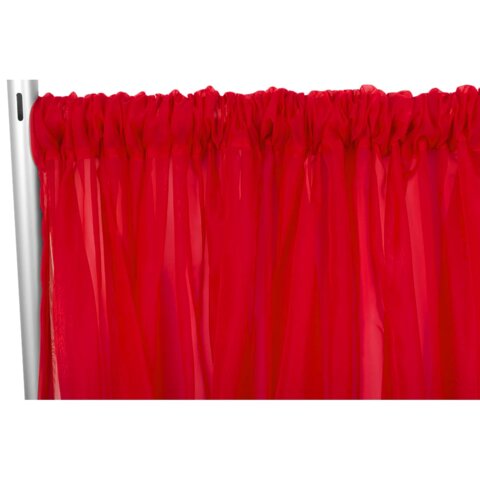 10ft Red sheer