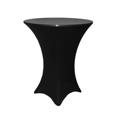 Cocktail Black Spandex Tablecloth