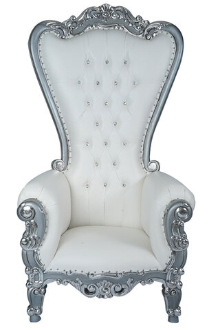 Throne Silver Chair