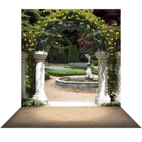 garden-arch-fountain